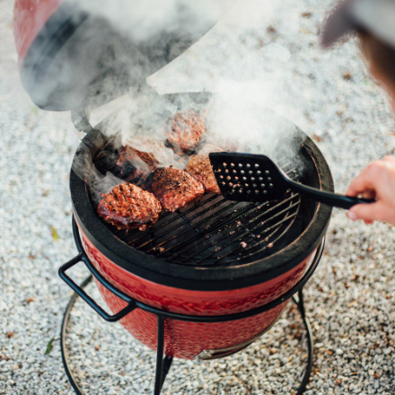 Kamado Joe Joe Jr. 13.5" Portable Charcoal Grill with Cast Iron Stand (New)