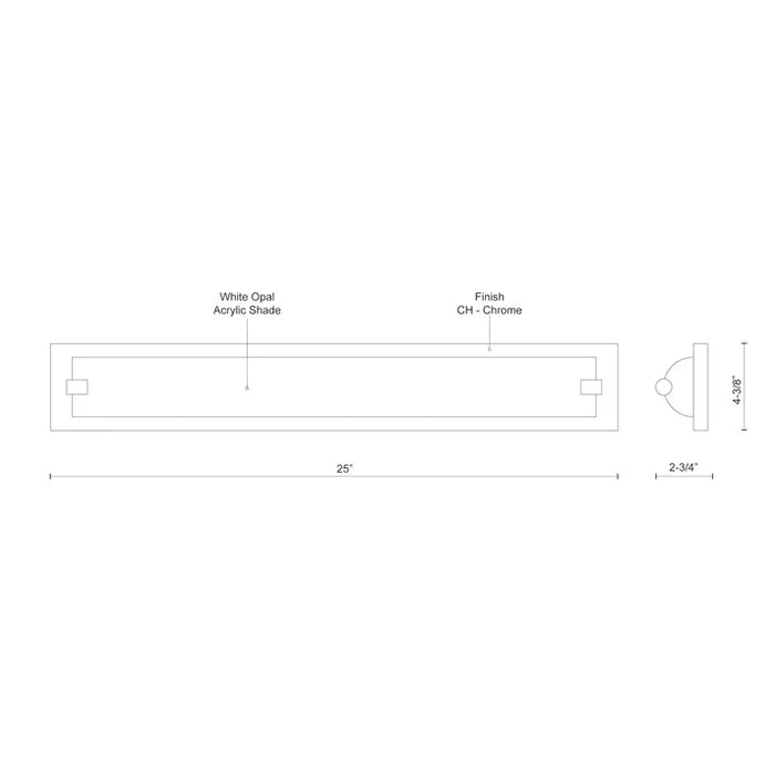 Kuzco Logo Charlotte 25-in Vanity Light