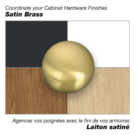 Richelieu Medina Collection 6 5/16" Satin Brass Cabinet Pull (New)