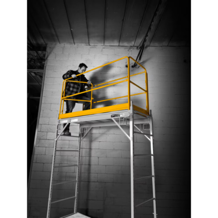 Metaltech Guard Rail for 6 ft. Baker Scaffold