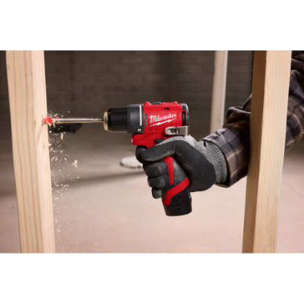 Milwaukee M12 12V  Brushless Cordless 3/8" Drill/Driver Kit w/ (2) 2.0 Ah Batteries, Charger and Bag