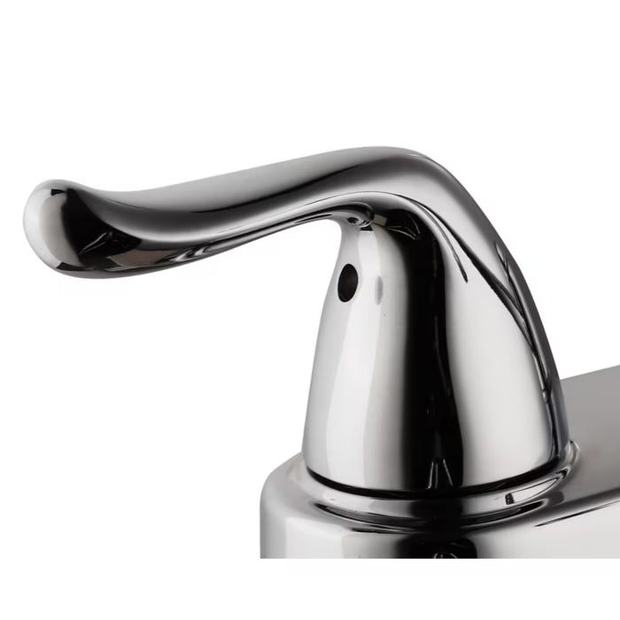 Constructor 2-Handle Standard Kitchen Faucet in Chrome, Valve & Deck Plate Included (Used)