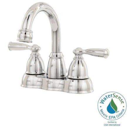 Moen Banbury 4-inch 2-Handle Centerset Bathroom Sink Faucet/Tap in Chrome