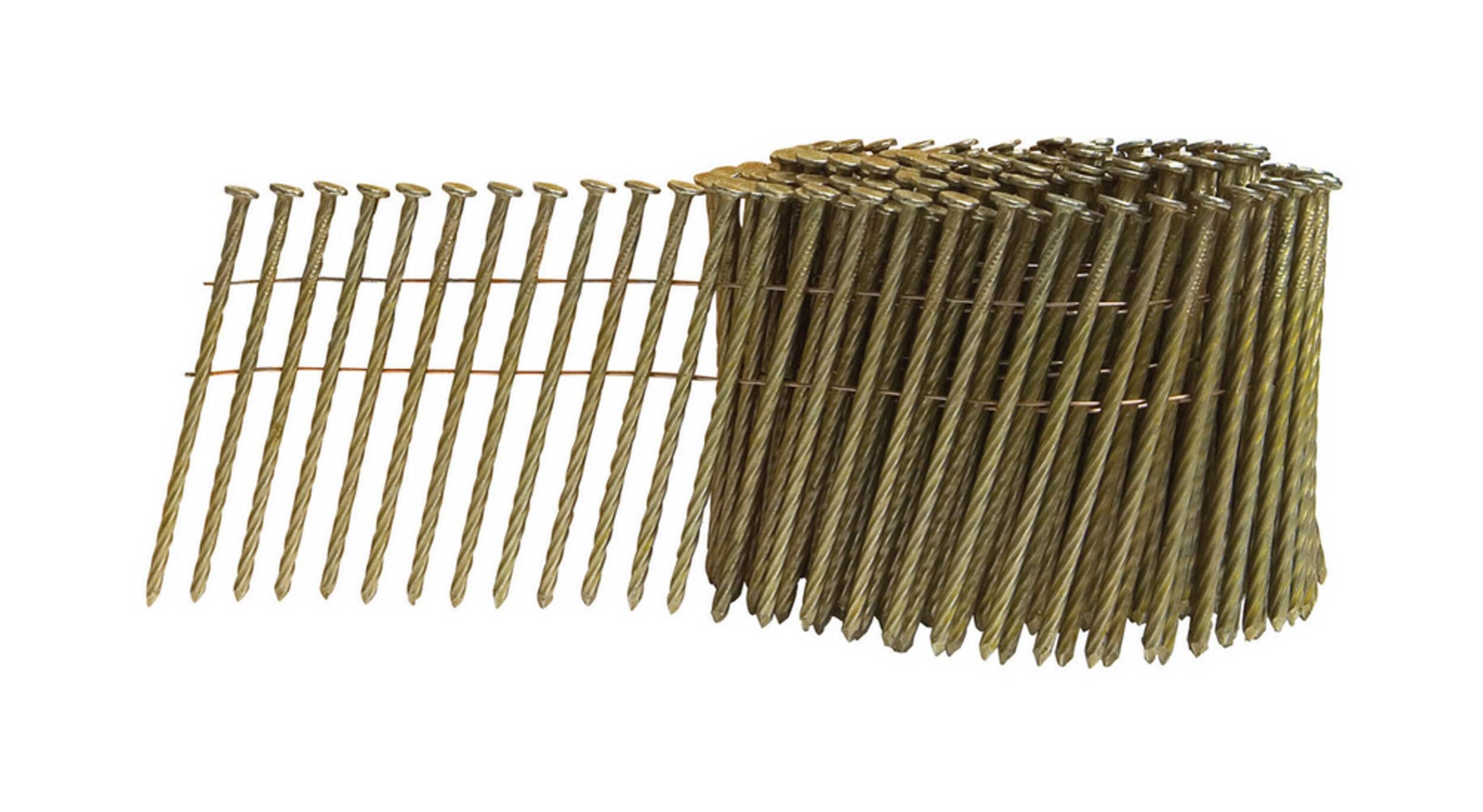 Product Description: Bostitch Coated Coil Framing Nails 15° 3-1/4