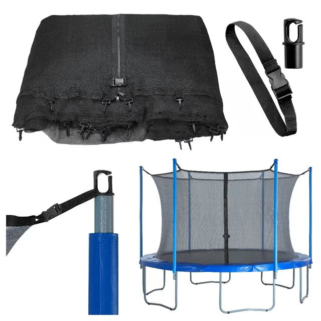 Plexalife Universal Trampolines Safety Net Fits 14 ft Round Trampoline Frame - Trampoline Replacement Net (New)