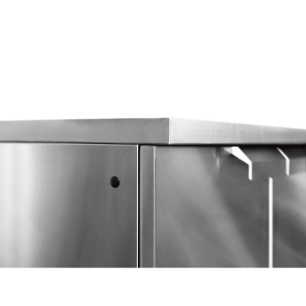 NewAge Products Stainless Steel Outdoor Kitchen 3-Piece Cabinet Set with Countertop