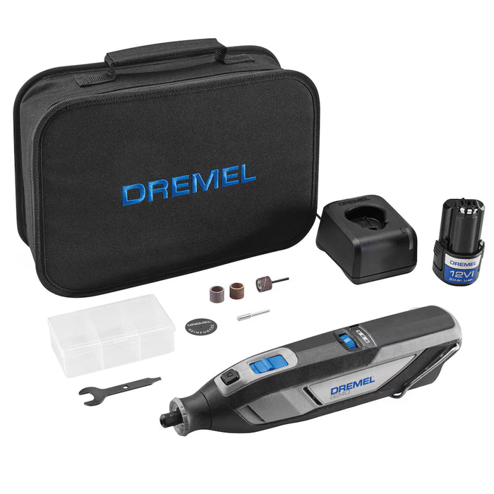 Dremel 8240-5 12V Cordless Rotary Tool Kit and Storage Bag (Used)