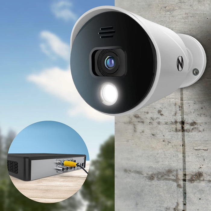 Night Owl Sp, Llc 8 Channel Bluetooth Video Home Security Camera System (4) Wired 4K UHD (New)