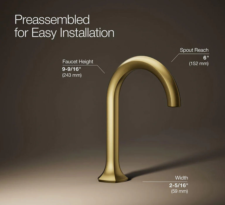 Kohler Occasion Widespread Single Hole Bathroom Faucet (New)