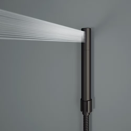 Vigo Orchid Shower Panel System in Matte Black Finish
