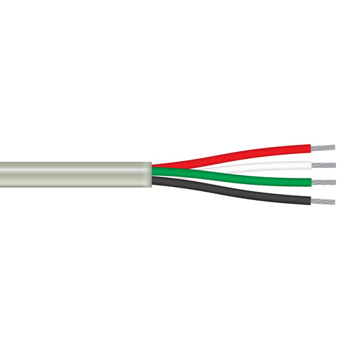 Approx. 300-meter spool of 18 AWG 2-conductor stranded electronic cable (New)