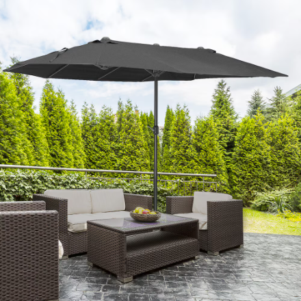 Outsunny 15 ft. Outdoor Patio Umbrella