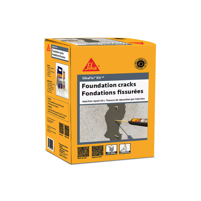 SikaFix Kit - Injection Repair Kit for Leaking Foundations (Missing Pc.)