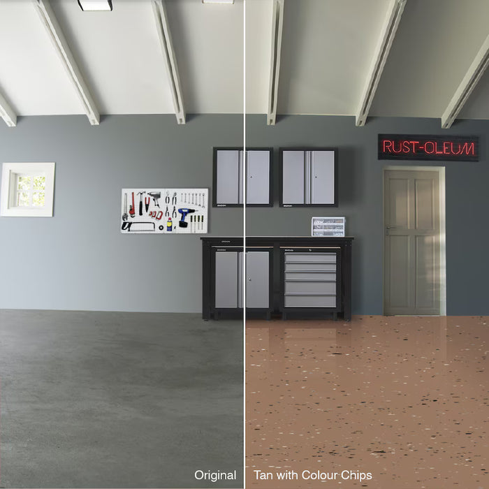 Epoxyshield Concrete & Garage Floor Epoxy Coating In Gloss Tan (new)