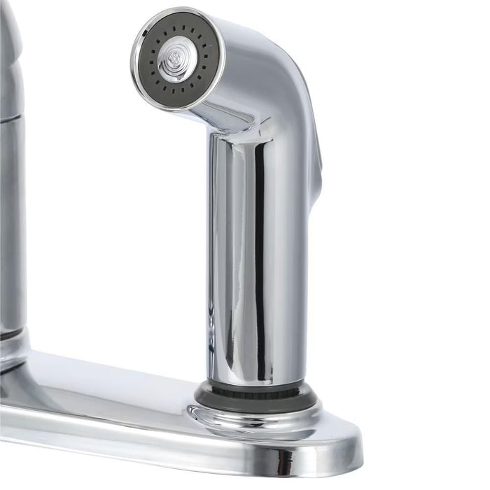 Delta Classic Single Handle Kitchen Faucet with Integral Side Sprayer in Chrome (NEW)