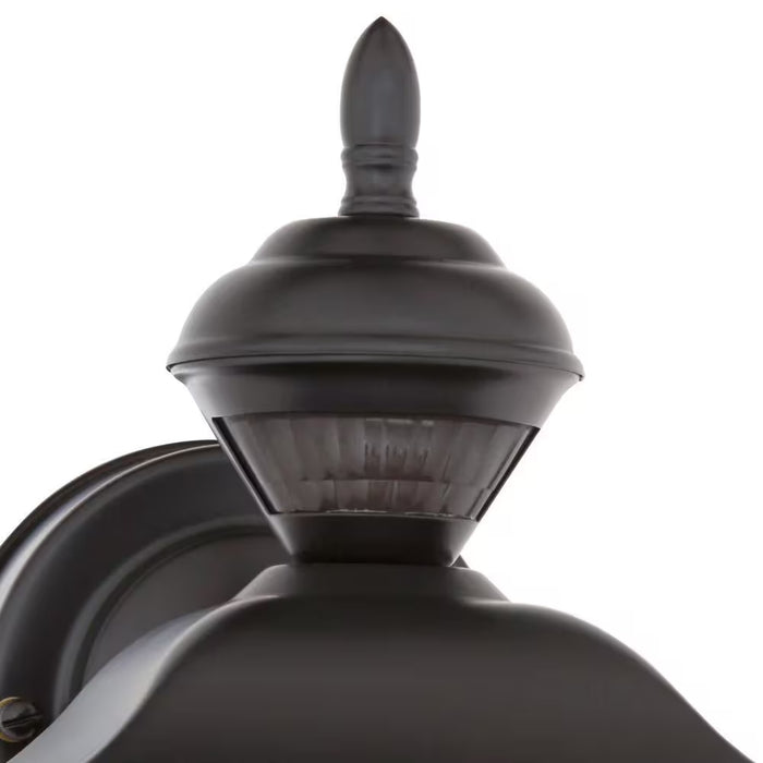 Heath Zenith 150 Degree City Carriage Lantern with Clear Seeded Glass - Black (NEW)