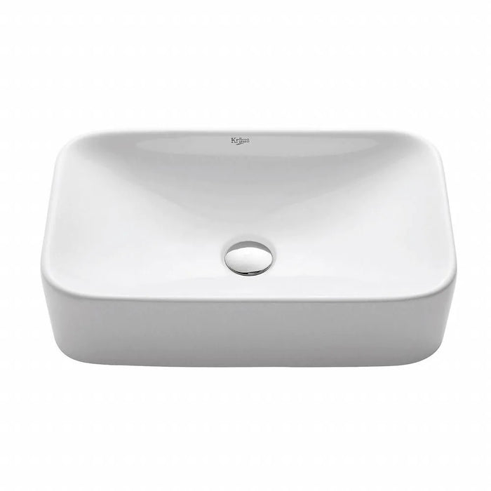 Rectangular Ceramic Bathroom Sink