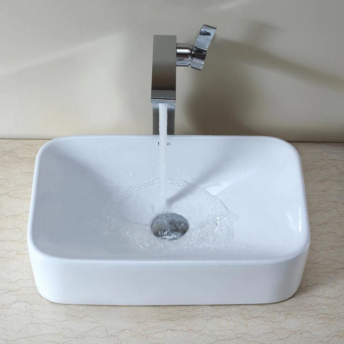 Rectangular Ceramic Bathroom Sink