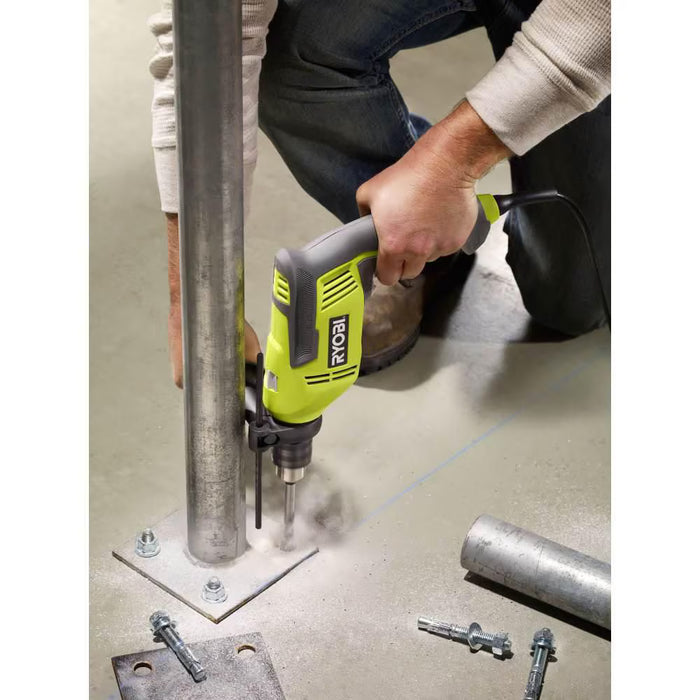 RYOBI 6.2 Amp 5/8-inch Variable Speed Reversible Hammer Drill (Used - Like New)