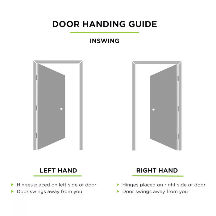 Masonite 24-inch x 80-inch Primed 6 Panel Hollow Core Textured Interior Door Pre-bored Slab (NEW)