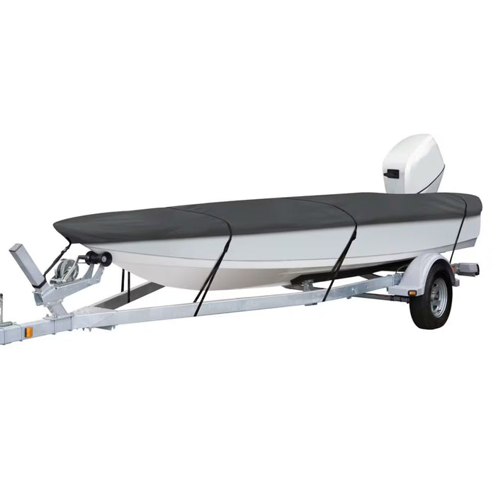 Classic Accessories StormPro Heavy Duty Boat Cover with Support Pole, Fits 14 ft. - 16 ft. L x 75 inch W (New)