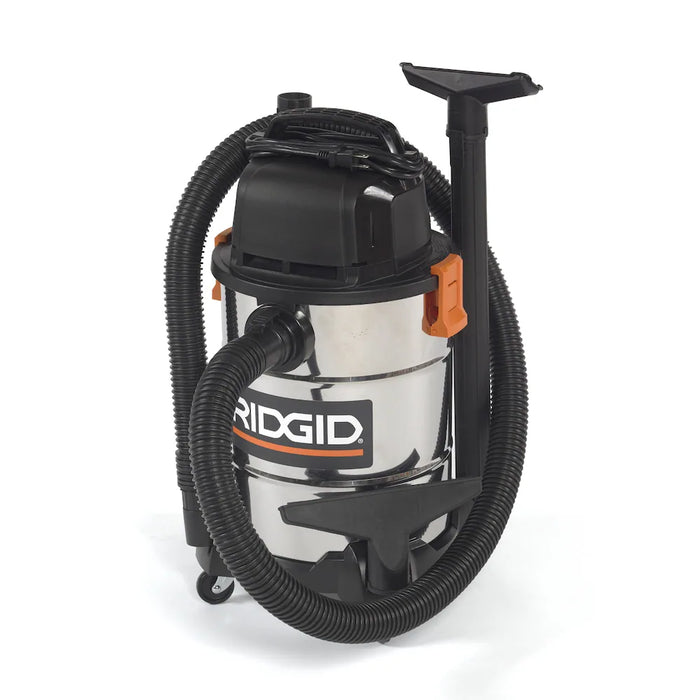 RIDGID 22.5L (6 Gal.) 4.25 Peak HP Stainless Steel Wet Dry Vac