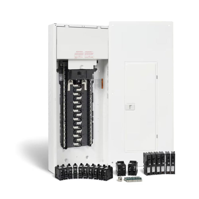 Schneider Electric Homeline 200 Amp 30 Spaces 60 Circuits Max. Arc Fault Plug-On Neutral Panel Package With Breakers (new)