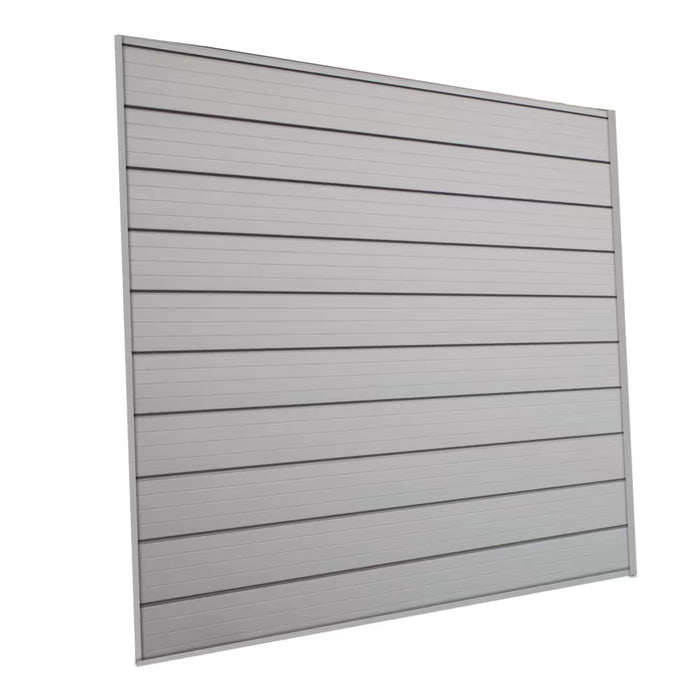 Husky 16 sq. ft. (4 ft. x 4 ft.) Track Wall Kit in Pale Silver (new)