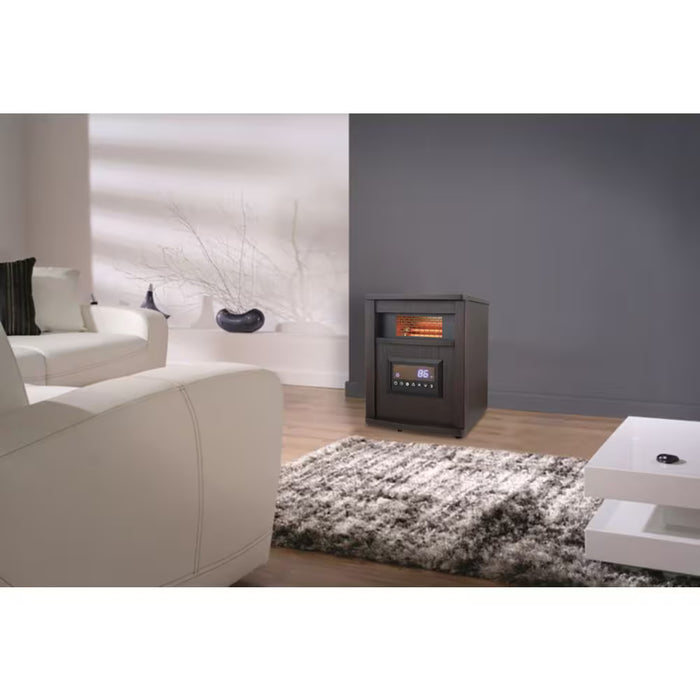 Konwin Portable 4-Element Infrared Quartz Heater with Wood Cabinet (New)