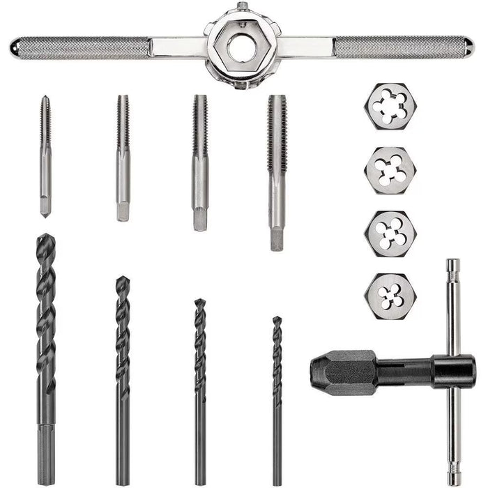 DEWALT Fractional Tap and Large Hexagon Die Set (14-Piece) (new)