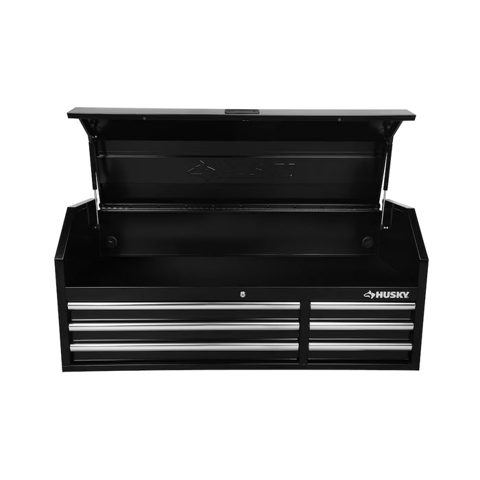 Husky 52 inch 6-Drawer Tool Storage Chest in Gloss Black (new) (Top Part Only)