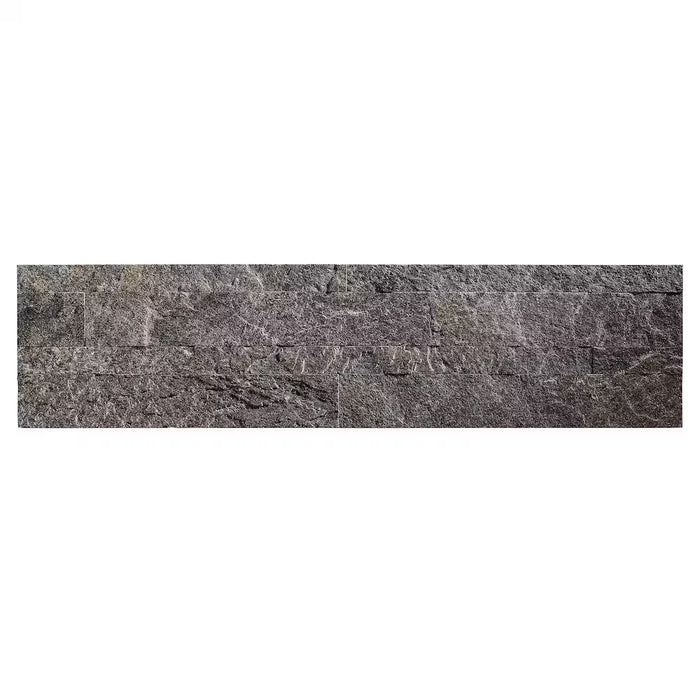 Aspect Frosted Quartz - 4-Piece - 5.9"" x 23.6"" Peel and Stick Stone Backsplash Tile (NEW)