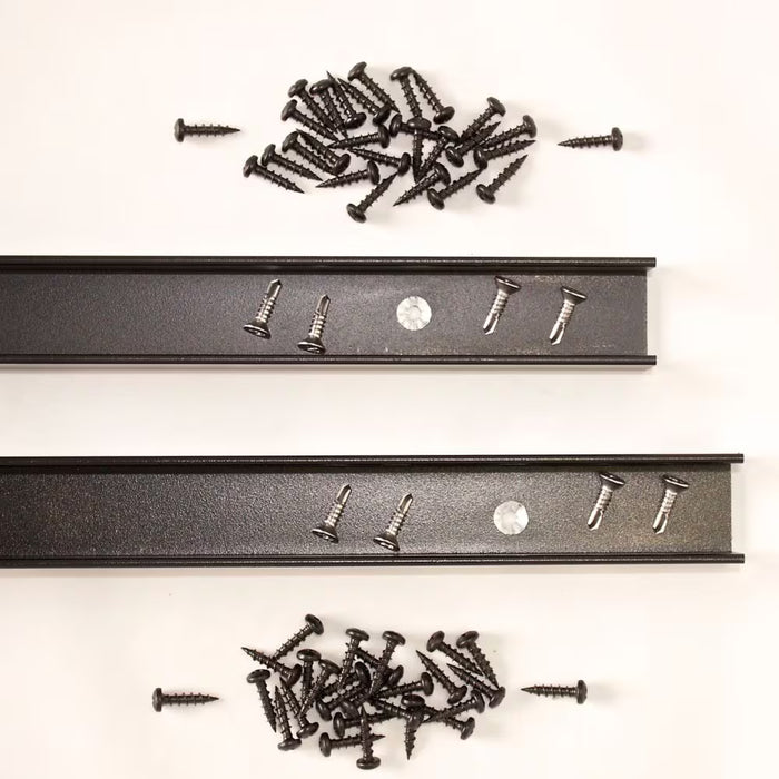 SLIPFENCE Horizontal Channel kit for 6 ft. high fence Black (New)