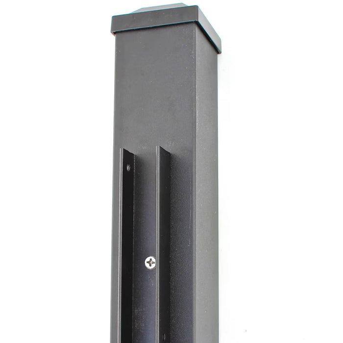 SLIPFENCE Horizontal Channel kit for 6 ft. high fence Black (New)