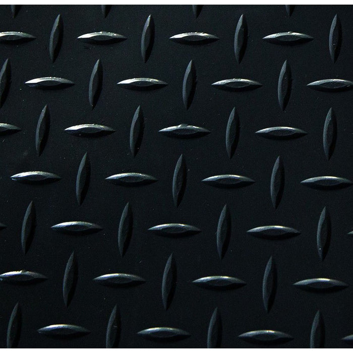 TrafficMaster 7.5 ft. x 17 ft. Commercial Grade PVC Black Diamond Tread Garage Flooring (127.50 sq.ft./each roll) (new)
