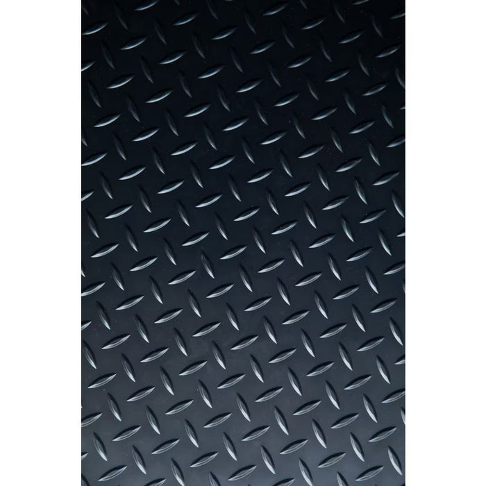 TrafficMaster 7.5 ft. x 17 ft. Commercial Grade PVC Black Diamond Tread Garage Flooring (127.50 sq.ft./each roll) (new)