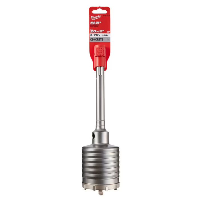 Milwaukee Tool 3-1/8 in. x 11-3/8 in. Carbide SDS-MAX Core Bit (new)