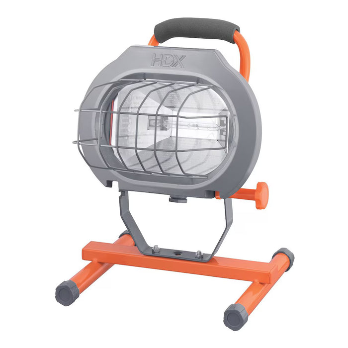 HDX 600-Watt Halogen Indoor/Outdoor Handheld Portable Work Light with 5 ft. Cord