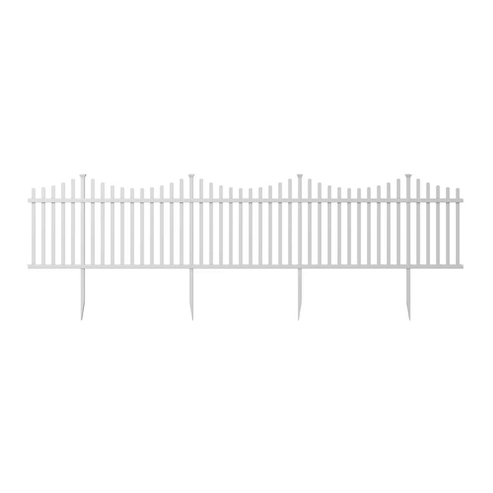 Zippity Outdoor Products Manchester Semi-Permanent Vinyl Fence Kit (42 inch H x 92 inch W)- 2 pack (new)