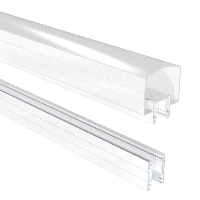 Peak RailBlazers Aluminum Deck Railing - Hand and Base Rail - 4 ft. White (New)