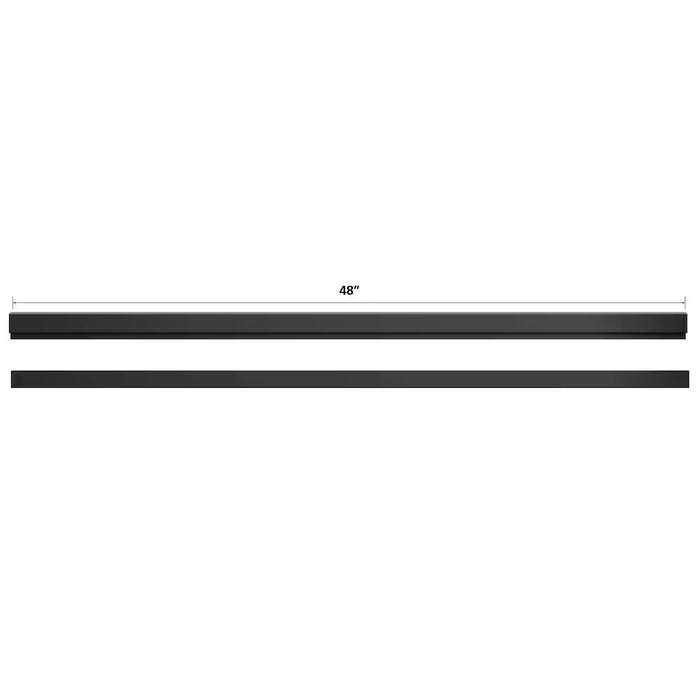 Peak RailBlazers Aluminum Deck Railing - Hand and Base Rail - 4 ft. Matte Black (New)