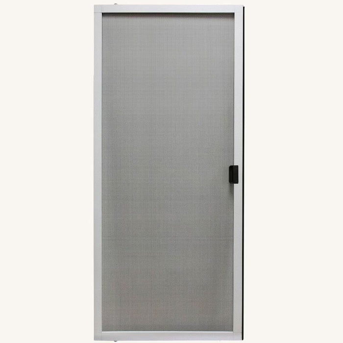 Everbilt 36-inch W x 80-inch H Adjustable Sliding Insect Screen Door Kit in White