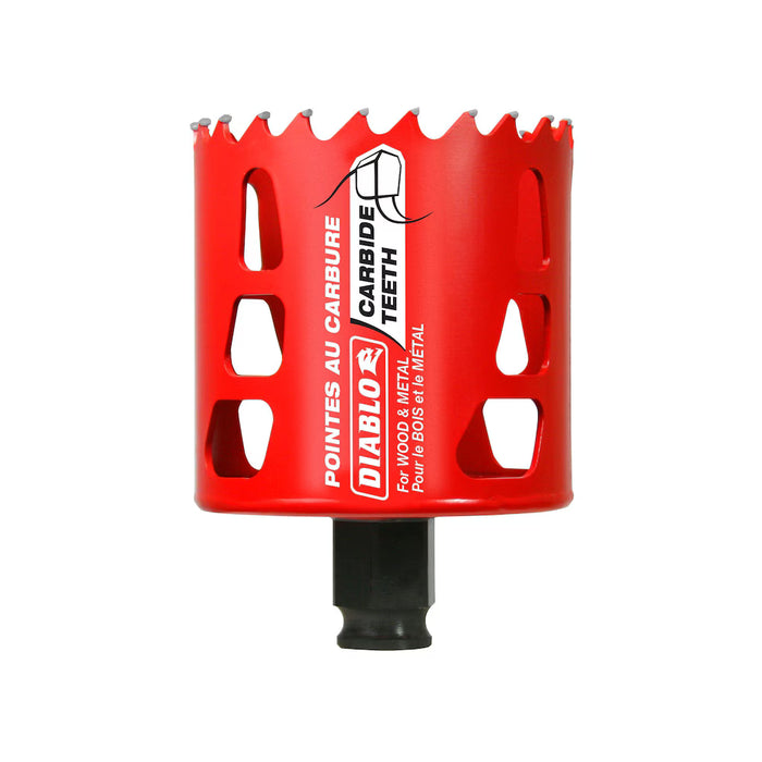 Diablo 2 5/8-Inch Carbide Tipped Hole Saw with 2-3/8 in. Cutting Depth for Wood/Metal Cutting (new)