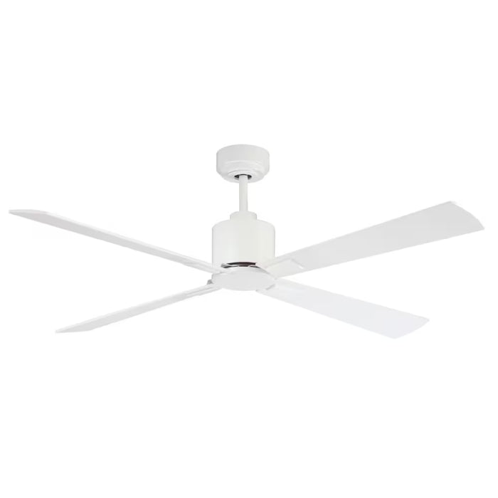 Lucci Air Lucci Air Climate 52" DC Ceiling Fan with Remote Control, Modern White Ceiling Fan, Quiet High Airflow Fan