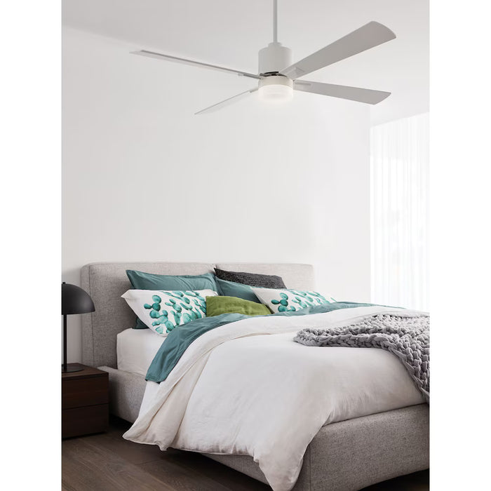 Lucci Air Lucci Air Climate 52" DC Ceiling Fan with Remote Control, Modern White Ceiling Fan, Quiet High Airflow Fan
