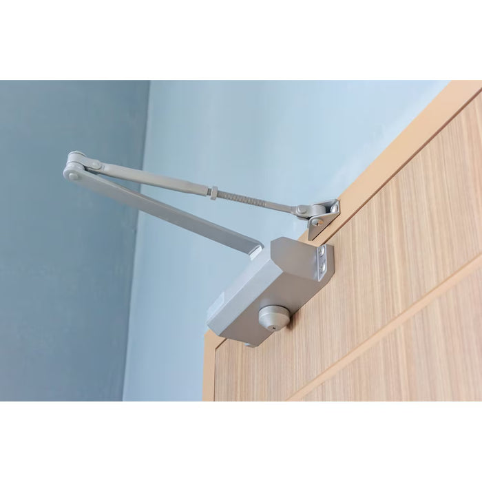 Onward 1600 Series Fixed Power Door Closer, Satin Aluminum, 180° Door closer (new)