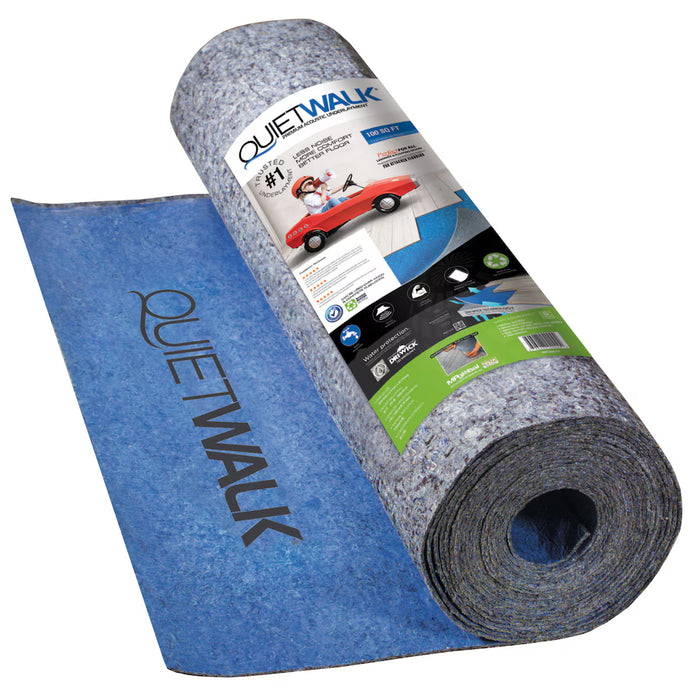 QuietWalk 100 Sq Ft Premium Sound & Moisture Barrier Underlayment for Laminate & Engineered Floors