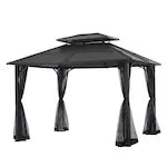 10 ft. x 12 ft. Steel Hardtop Gazebo