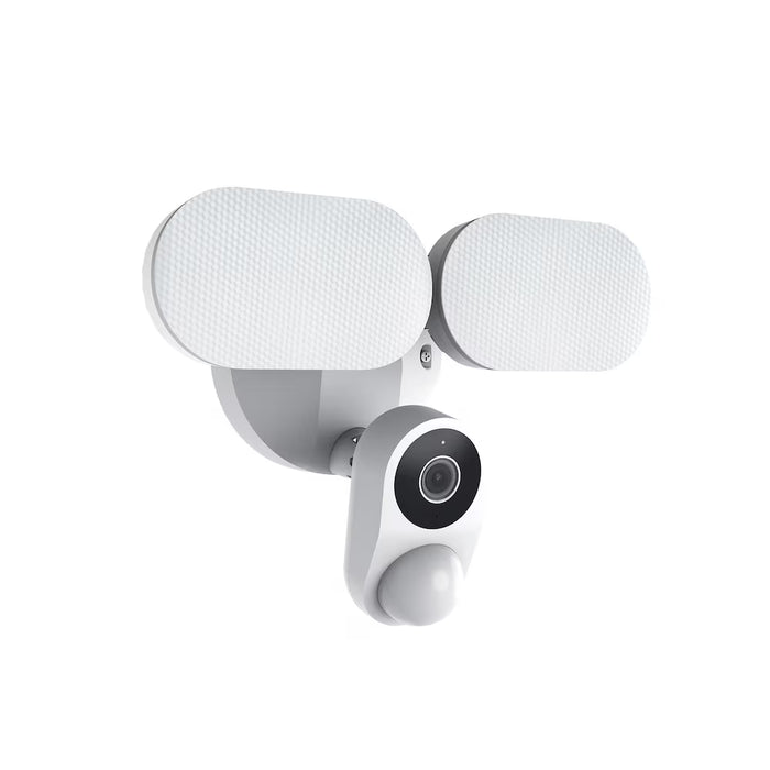 Geeni 12-Watt Motion Sensor Smart Floodlight Camera 1080p HD in White (NEW)