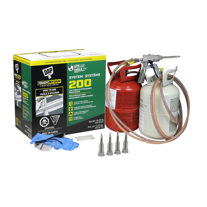 DAP Touch n Foam® Professional Low GWP Foam Sealant Kit 200 1.75 PCF FR CCMC (NEW)